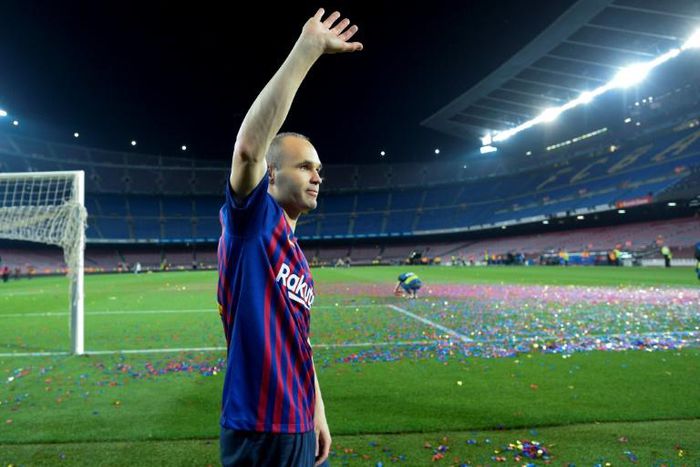 Iniesta left Barcelona in 2018 after winning nine La Liga and four Champions League titles with the club.