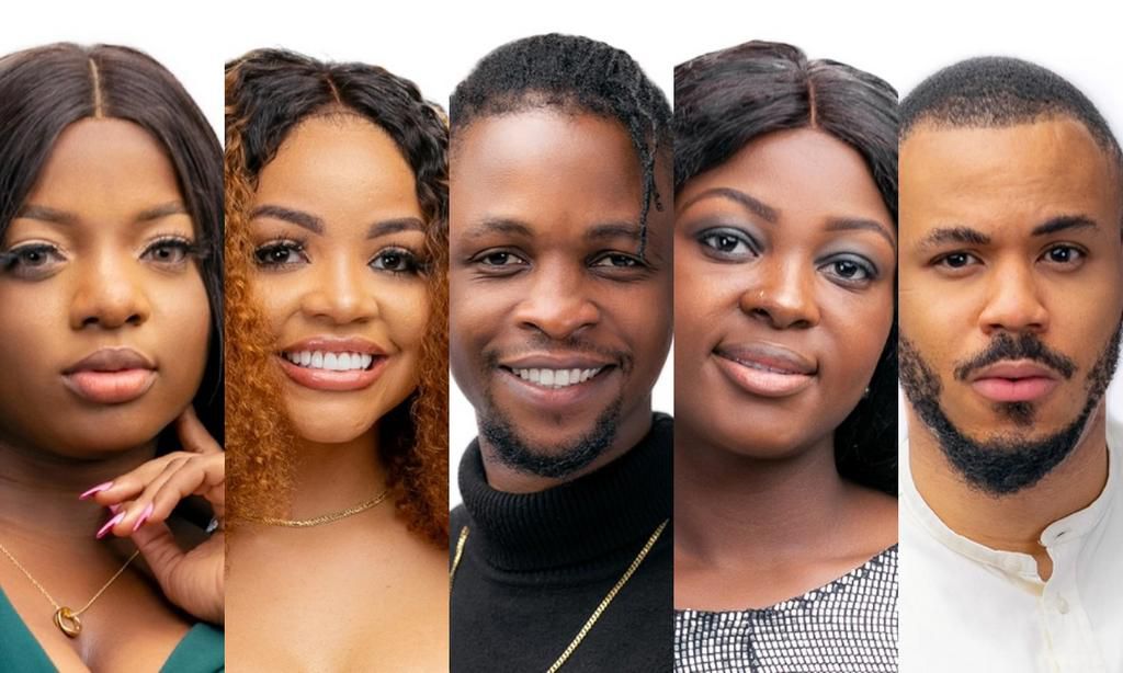 BBNaija season five housemates Dorathy, Nengi, Laycon, Ka3na, Ozo [Multichoice]