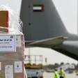 The United Arab Emirates sent a military plane carrying UN medical experts and aid to Iran, despite tensions with