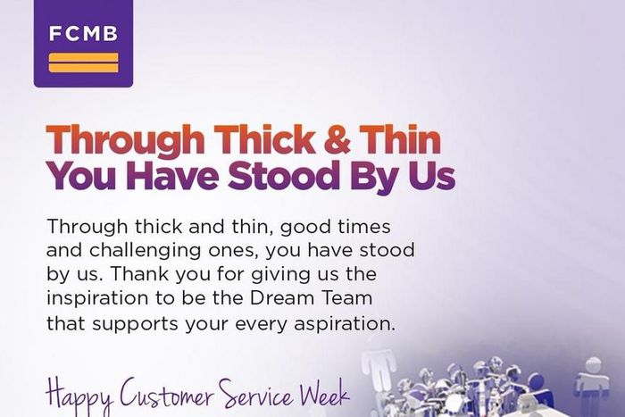 FCMB celebrates the spirit of teamwork, commits to excellent service