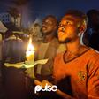 #EndSARS protesters in Alausa, Lagos observe candle light ceremony for victims of police brutality on Friday, October 16, 2020