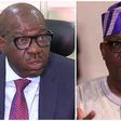 Former Governor of Ekiti, Ayodele Fayose (Right) advises Governor Godwin Obaseki of Edo State (Left) not to return to the APC (Punch)