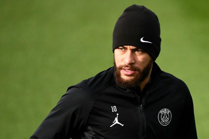 In a leaked audio recording, Brazilian football superstar Neymar (pictured March 2020) can be heard using anti-gay slurs against his mother's new boyfriend