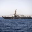 The US guided-missile destroyer Nitze -- seen here off Egypt last year -- entered waters that Venezuela considered its own