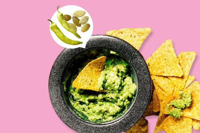 Healthy Pepita Crunch Guacamole Recipe