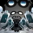 A rendering of the planned interior of the Virgin Galactic spacecraft, published by the company