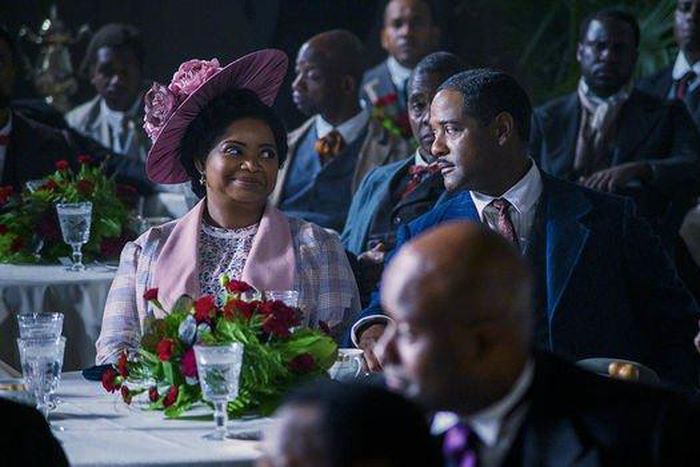 Octavia Spencer and Blair Underwood as Sarah and Charles Walker [Netflix]