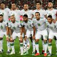 Algeria pose before defeating Senegal in the 2019 African Cup of Nations final in Cairo.
