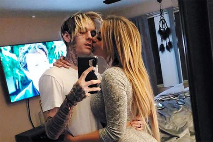 Aaron Carter and Melanie Martins [Dislted]