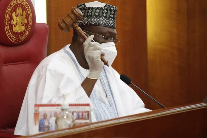 President of the Senate, Ahmad lawan. [Twitter/@DrAhmadLawan]