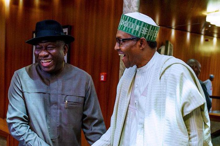 President Muhammadu Buhari and former President, Goodluck Jonathan.