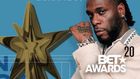 Burna Boy wins Best International Act at the BET Awards for the second consecutive time. (BET)
