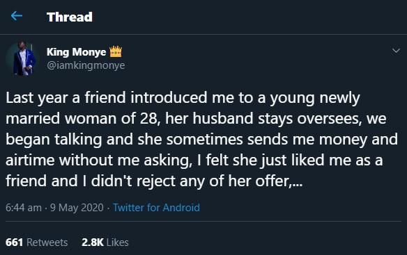 Newly married woman whose hubby lives abroad offered me 150k salary to be her lover - Model