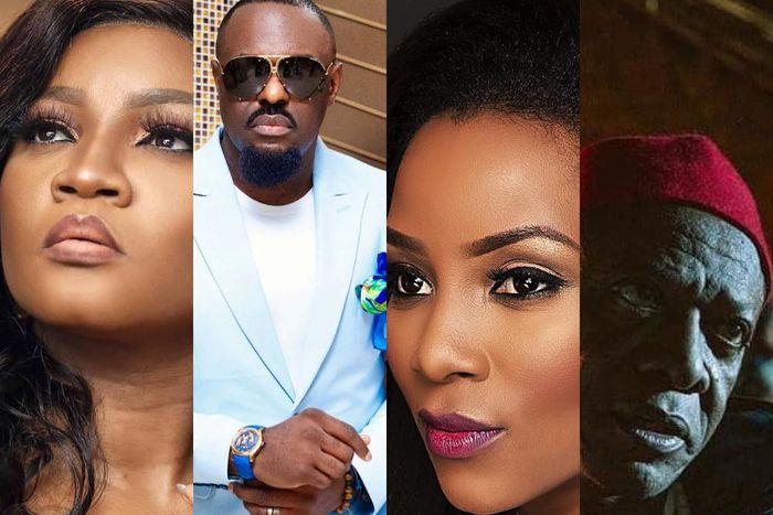 Omotola Jalade Ekeinde, Jim Iyke, Genevieve Nnaji and Nkem Owoh [Instagram]