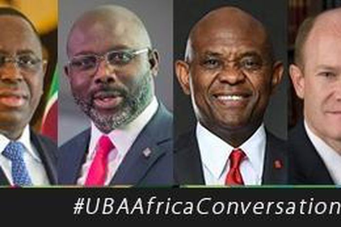 Africa beyond Covid-19: President Weah, US Senator Coons, Elumelu, other global leaders at the 2nd UBA Africa Day Conversations urge government, private sector collaborationktkpTURBXy9jNGYyOGYxMDIzMzVmZjZjZDMyYTZiM2NjM2Q0ZTg5YS5qcGeRlQMVAM0BLsyt