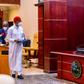 Delta Gov Okowa presents budget before the House on Tuesday, October 27, 2020 (Delta State press corps)
