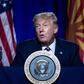 President Donald Trump has vowed to hit back at Iran if the Islamic republic strikes at the United States