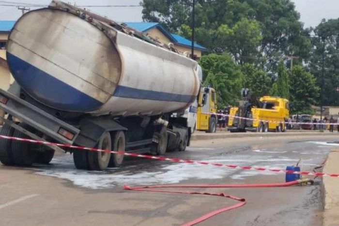 Tanker spills fuel in Lagos