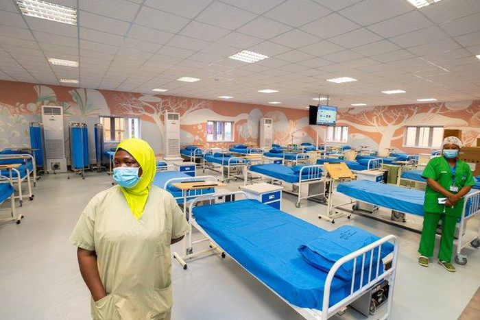 Lagos State Isolation Centre, Yaba, donated by CACOVID on Sunday in Lagos. [Twitter/@jidesanwoolu]