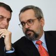 Brazilian Education Minister Abraham Weintraub (right, with President Jair Bolsonaro) is one of the government's most controversial ministers