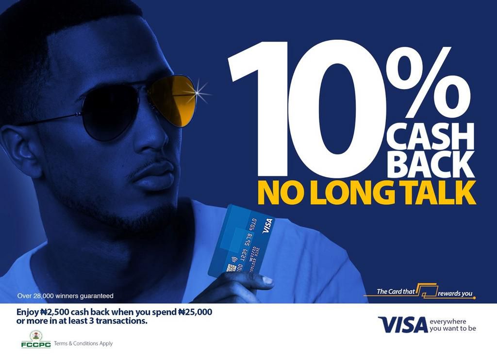 Get 10% cashback when you pay with Visa this September!