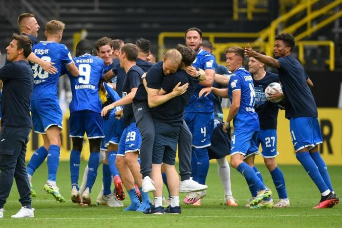 Under an interim coaching staff Hoffenheim grabbed sixth place in the Bundesliga after beating Borussia Dortmund on the final day