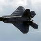 A US F-22 Raptor, like the one pictured here, intercepted Russian bombers off the coast of Alaska