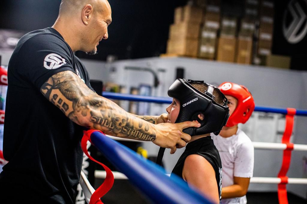Walton and his father as they continued to train in October 2019.