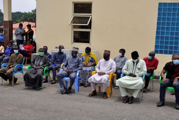 Suspects arrested by the Police for involvement in exam malpractices for the 2020 West African Senior School Certificate Examination (WASSCE) [NPF]