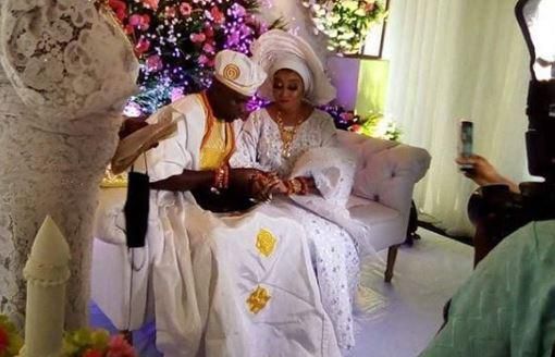 Liz Anjorin and her rumoured husband [GistloverBlog]