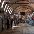 A deserted passage in Istanbul's Grand Bazaar, which is set to reopen on Monday for the first time in two months