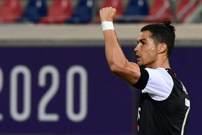 Cristiano Ronaldo's Juventus have a four-point lead as they target a ninth consecutive Serie A title.