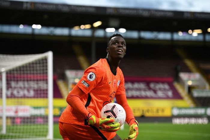 Edouard Mendy has played five games for Chelsea in the Premier League and Champions League since signing from Rennes, and has kept five clean sheets