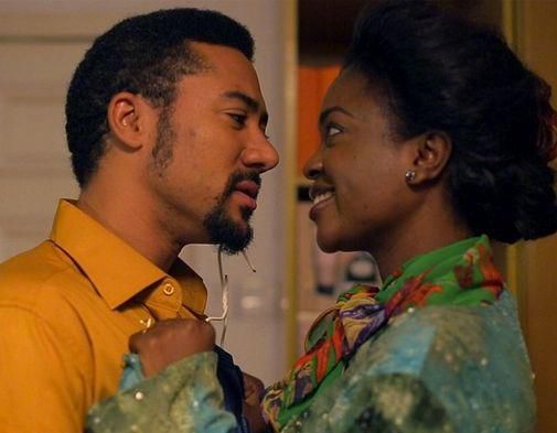 Omoni Oboli and co-star, Majid Michel in 'Being Mrs Elliot' [PremiumTimes]