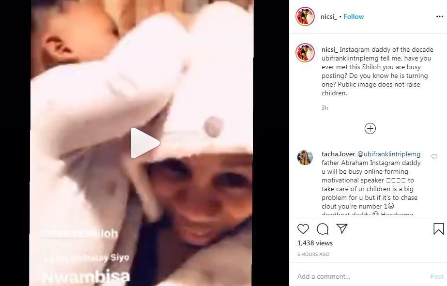 The drama between Ubi Franklin and one of his baby mamas, Nicole Siyo might have gone from bad to worse as she has called him out on Instagram. [Instagram/Nisci]