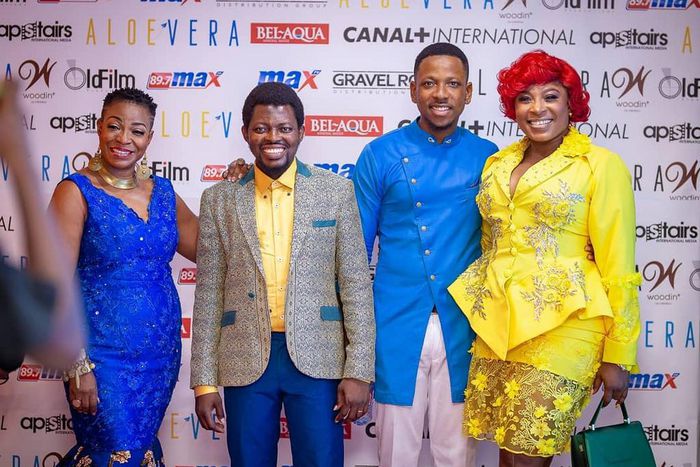 Peter Sedufia with Aloe Vera cast