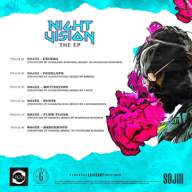 Sojiii's Night Vision (The EP) tracklist