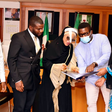 Sujimoto meets with a rare gem - the Mayor of FCT, Minister of state, Dr Ramatu Tijani Aliyu