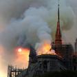 The fire ravaged the roof of the Notre-Dame Cathedral and toppled its spire