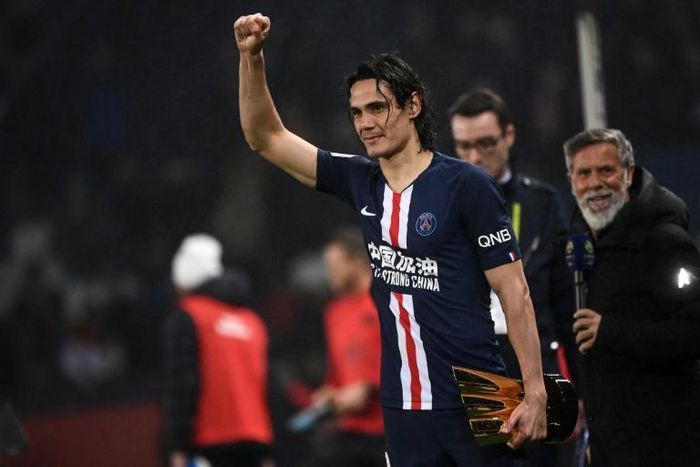 Edinson Cavani has won six Ligue 1 titles since joining PSG in 2013