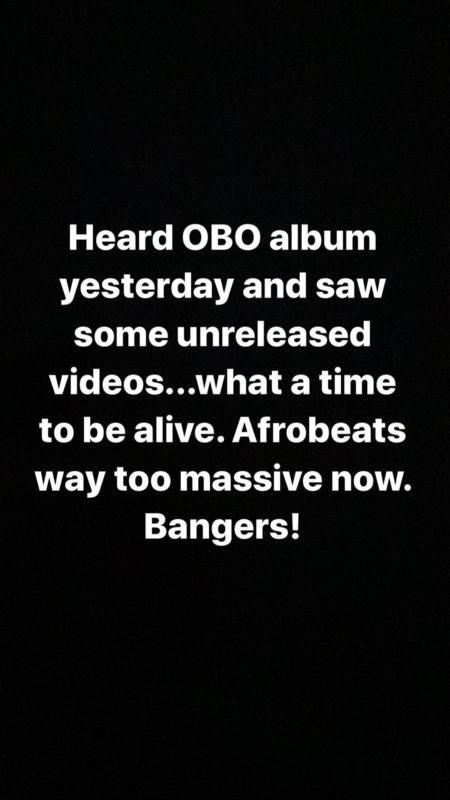 Olamide speaks on Davido's  'A Better Time.' [Instagram/Olamide]