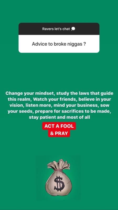 Rema speaks about Wizkid, negative side talk, his love life and advices broke n*ggas. (Instagram/HeIsRema)