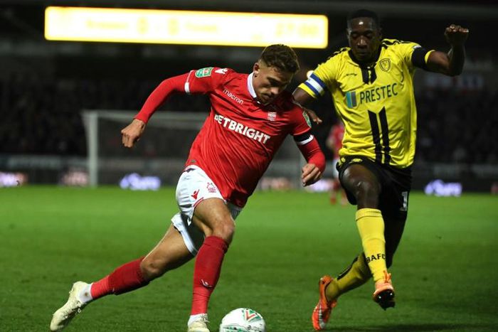 Nottingham Forest's Matty Cash (left) has signed for Aston Villa