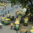 India's familiar auto rickshaws returned to the streets in Kolkata after lockdown restrictions were eased