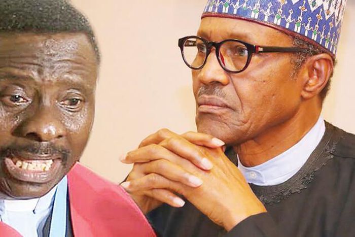 CAN President Samson Ayokunle and President Muhammadu Buhari (Punch)