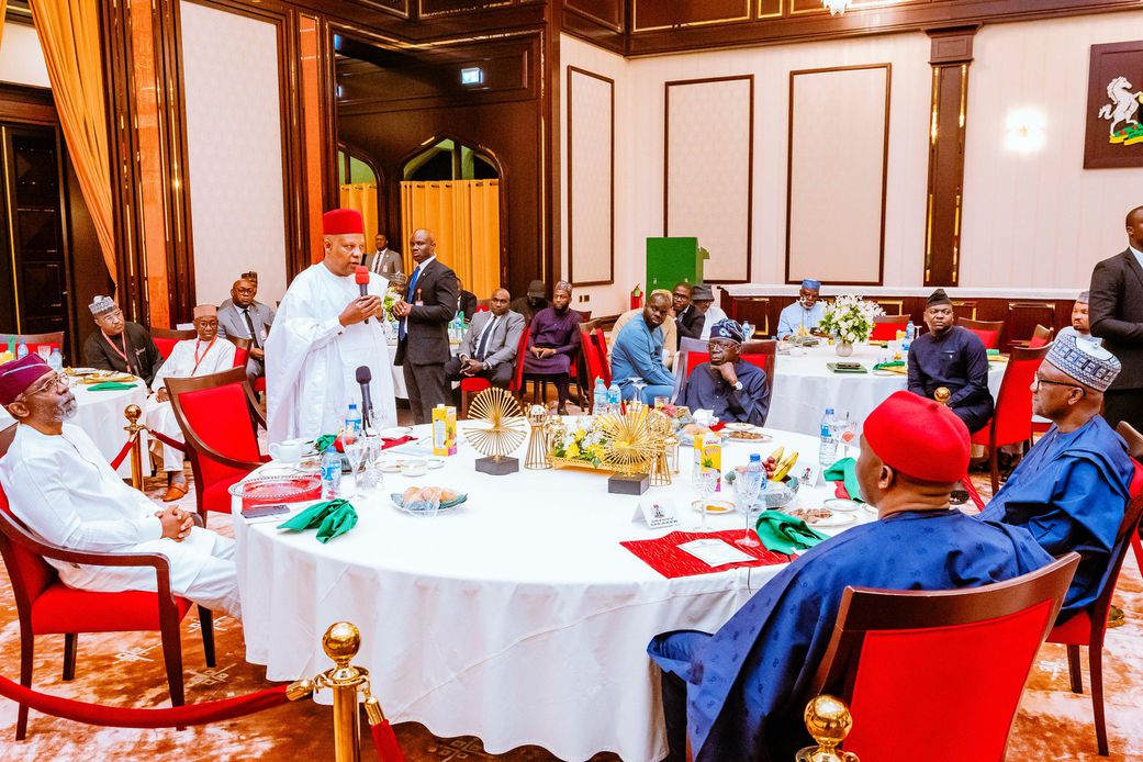 PHOTOS: Lawmakers present ₦750 million to Tinubu in Abuja