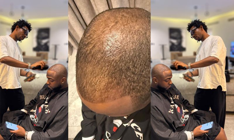 Davido pays N2 million per haircut - Singer's barber reveals