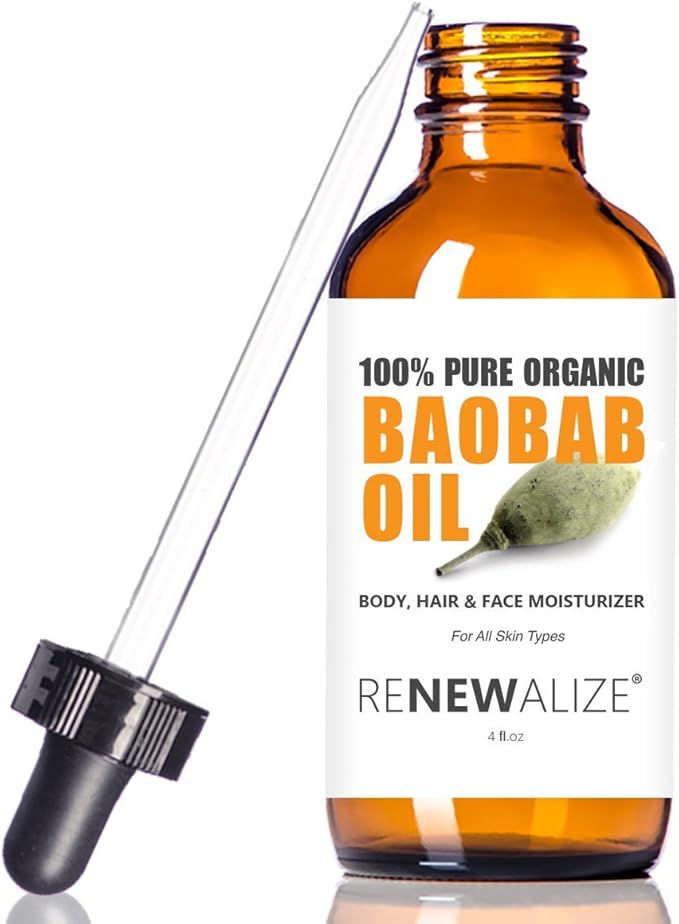 Certified Organic Baobab Oil | 100 Percent Pure Cold Pressed and Unrefined