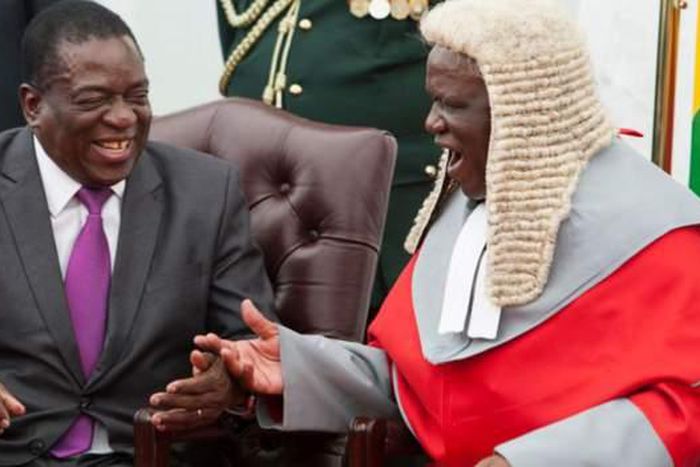 Zimbabwean high court orders the country’s Chief Justice to go home
