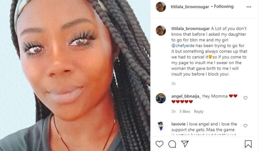 Angel's mom says after cancelling several times, she made her daughter go for the auditions.